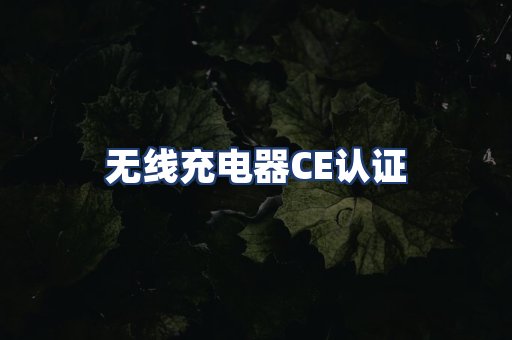 无线充电器CE认证